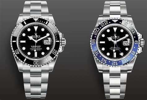 rolex submariner date vs gmt-master ii|rolex gmt master vs submariner.